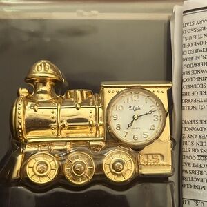 Mini train clock still in original box